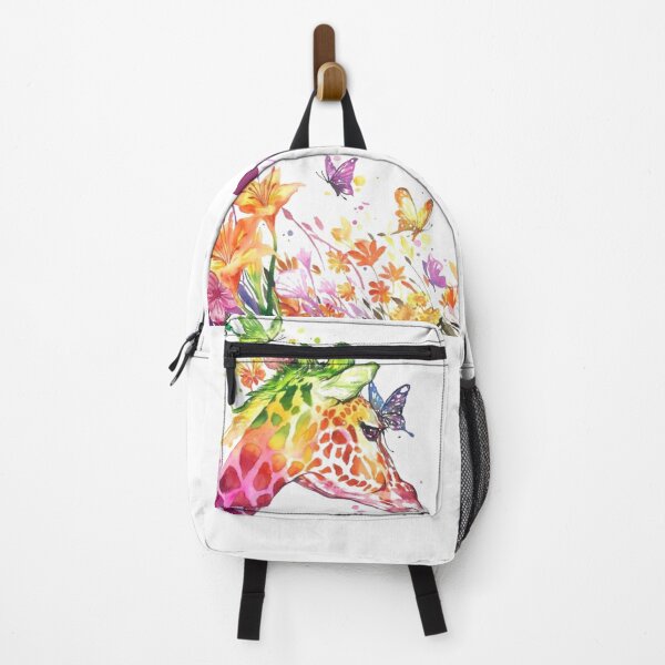 Item preview, watercolor Flowers and Giraffe designed and sold by Mora Lisa.