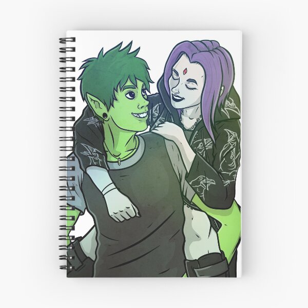 Item preview, Beast Boy and Raven  designed and sold by CryptidArt.