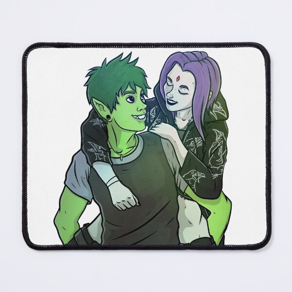 Item preview, Beast Boy and Raven  designed and sold by CryptidArt.