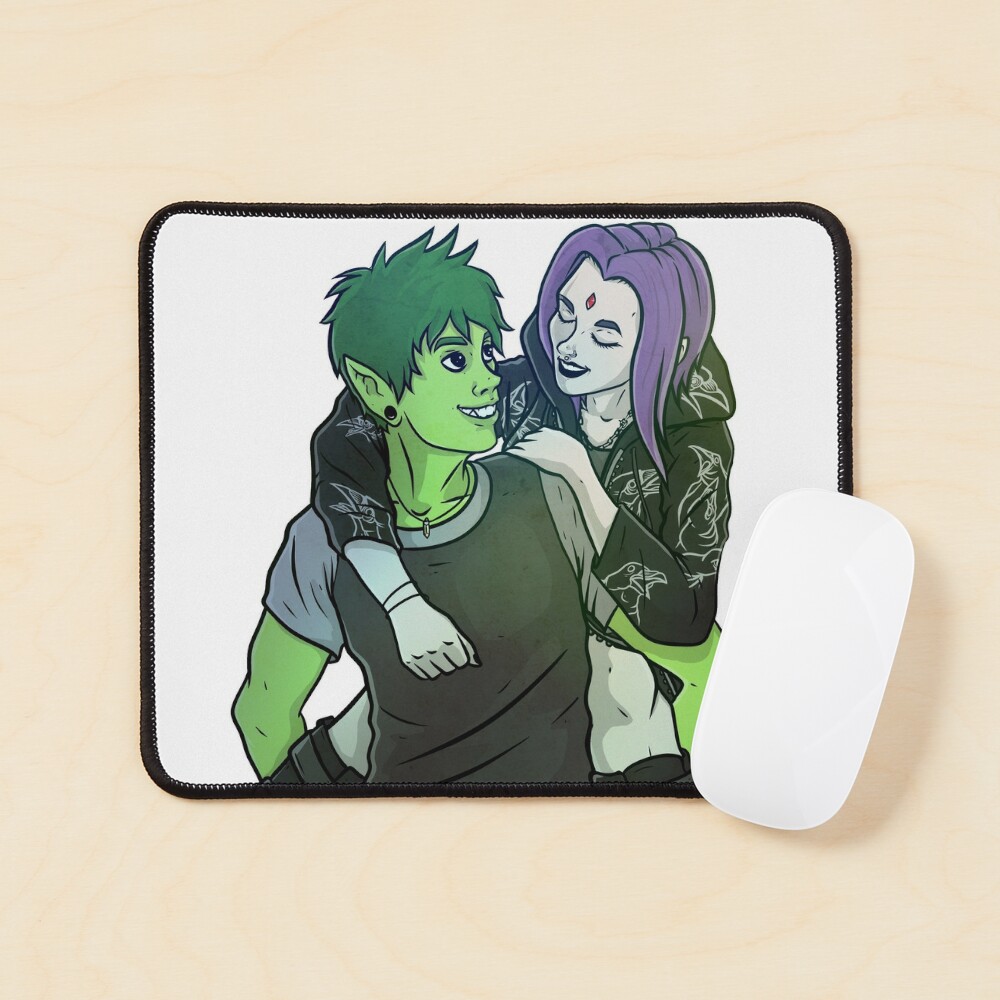 Beast Boy and Raven 