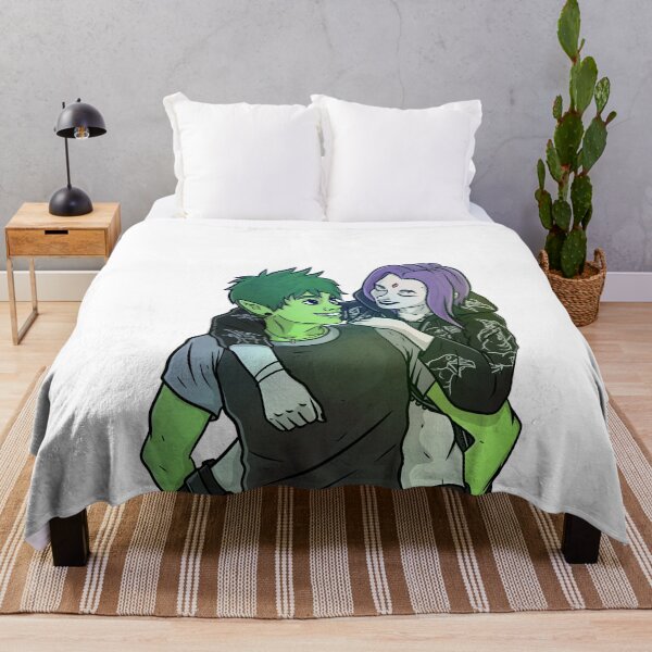 Item preview, Beast Boy and Raven  designed and sold by CryptidArt.