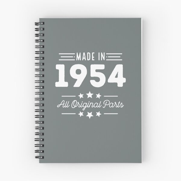 Item preview, Made In 1954 All Original Parts 62nd Birthday Gift T-Shirt designed and sold by AlwaysAwesome.