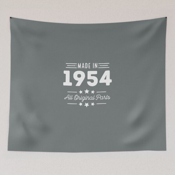 Item preview, Made In 1954 All Original Parts 62nd Birthday Gift T-Shirt designed and sold by AlwaysAwesome.