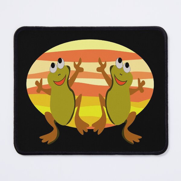 Item preview, Dancing Frogs Sticker designed and sold by blueocan.