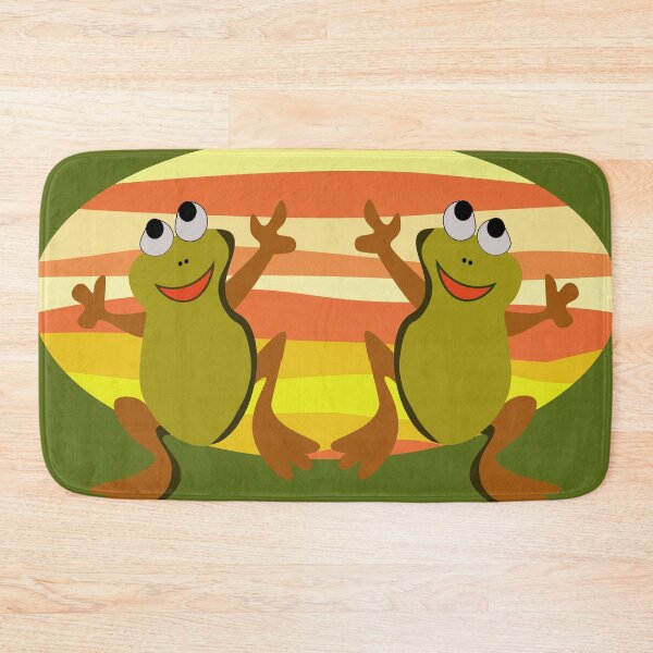 Item preview, Dancing Frogs Sticker designed and sold by blueocan.