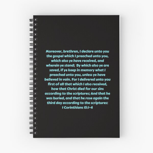 Item preview, Bible Verse 1 Corinthians 15:1-4 designed and sold by Prayingwarrior.