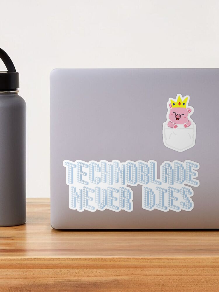 Technoblade Never Dies Funny Cosplay Video Gamer Merch Novelty