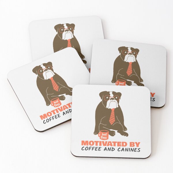 Item preview, Motivated By Coffee And Canines designed and sold by LKDesigns24.