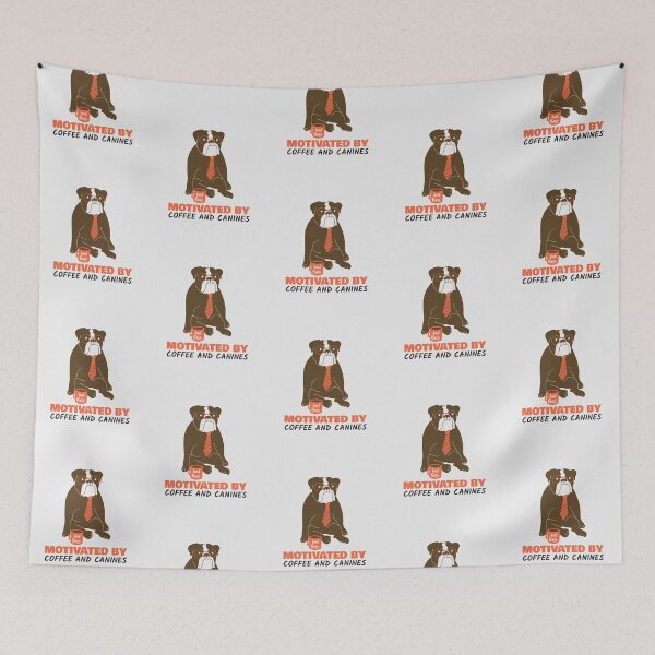 Item preview, Motivated By Coffee And Canines designed and sold by LKDesigns24.