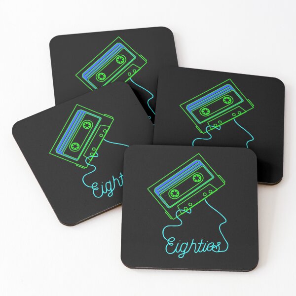 Item preview, Casete Neon de los 80 designed and sold by Erie-Cole.