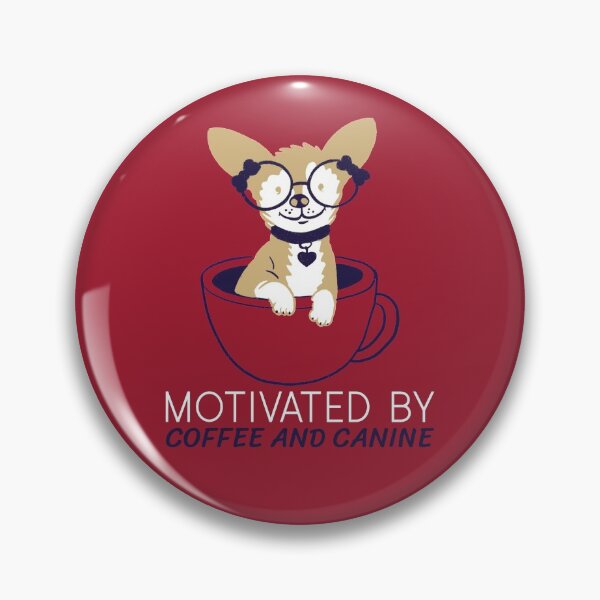 Item preview, Motivated By Coffee And Canines designed and sold by LKDesigns24.