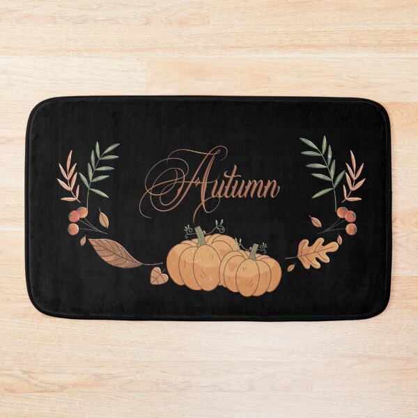 Item preview,  Autumn Pumpkin and Fall Leaves designed and sold by Trinket-Trickster.