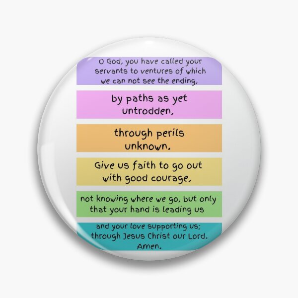 Item preview, Prayer of Good Courage  designed and sold by CheekyGrace.