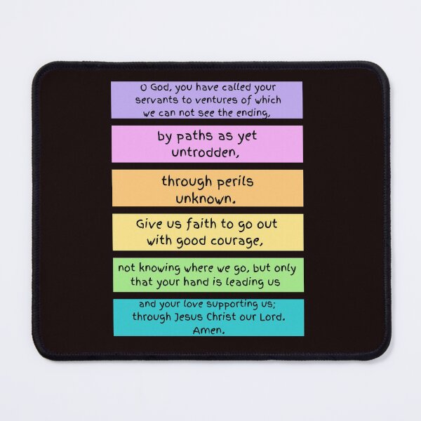 Item preview, Prayer of Good Courage designed and sold by CheekyGrace.
