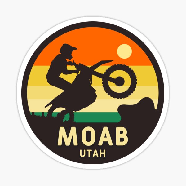 Item preview, Moab Utah Vintage Sunset Bike designed and sold by XBdesigner.