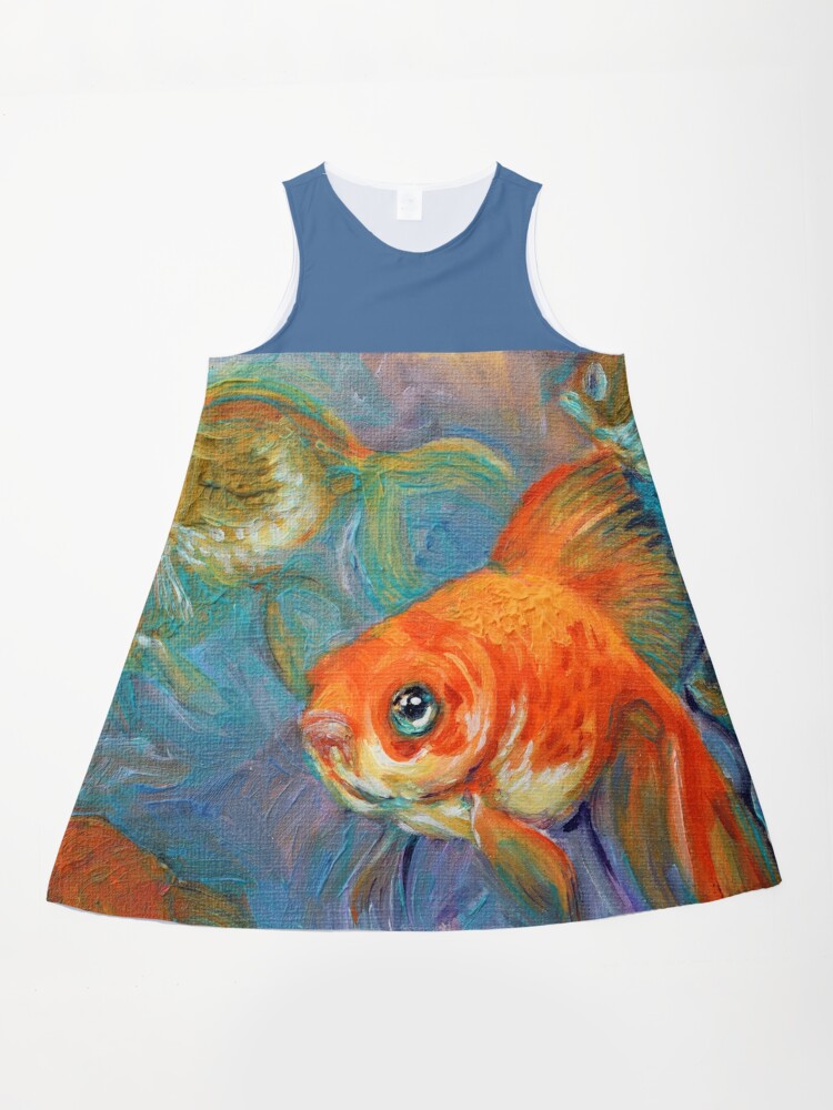 One in A Million goldfish" A-Line Dress for Sale by AISI | Redbubble One in A Million goldfish" A-Line Dress for Sale by AISI | Redbubble