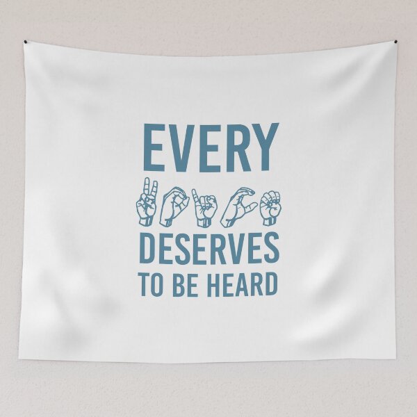 Item preview, Every voice deserves to be heard | Speech Pathology | Speech pathologist | SLP | Future SLP designed and sold by Violet Treasures.