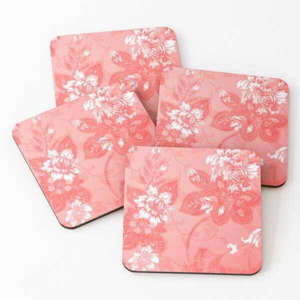 Item preview, Victorian Style Orange Floral Pattern designed and sold by YuviMK.
