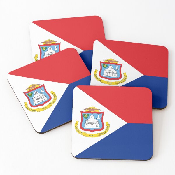 Item preview, Flag of Sint Maarten designed and sold by Beluga Cat.