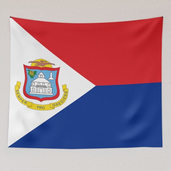 Item preview, Flag of Sint Maarten designed and sold by Beluga Cat.