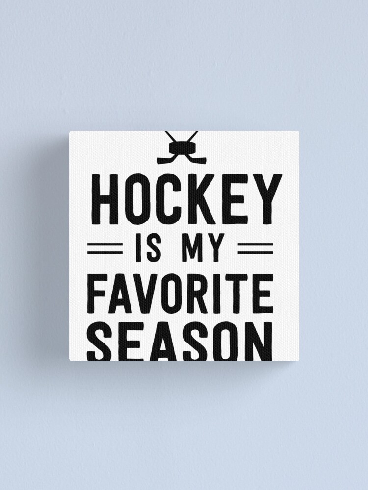 Hockey is my favorite season Throw Pillow for Sale by sportsfan