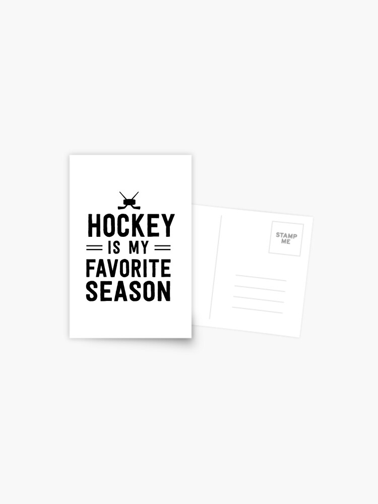 Hockey is my favorite season Throw Pillow for Sale by sportsfan