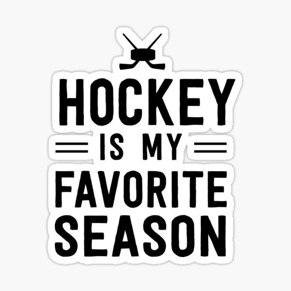 Hockey is my favorite season Throw Pillow for Sale by sportsfan