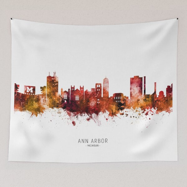 Item preview, Ann Arbor Michigan Skyline designed and sold by ArtPrints.