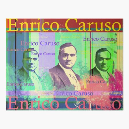 beautiful Enrico Caruso portrait famous opera singer