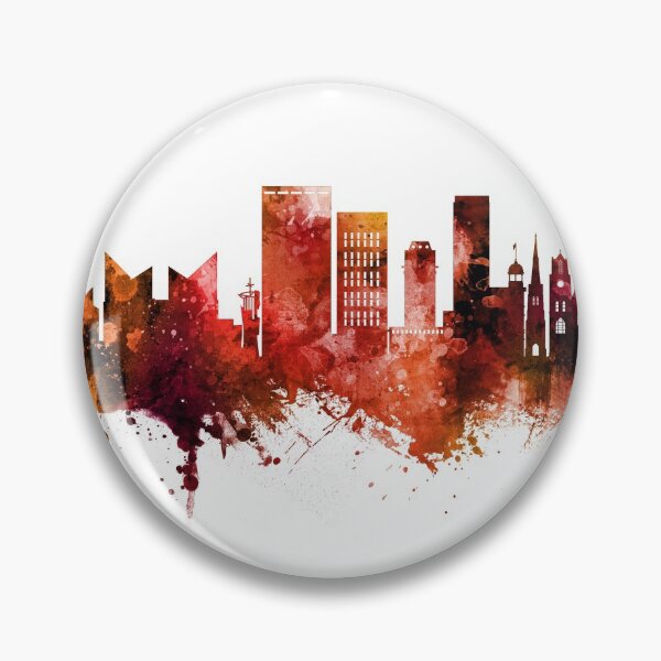 Item preview, Chattanooga Tennessee Skyline designed and sold by ArtPrints.