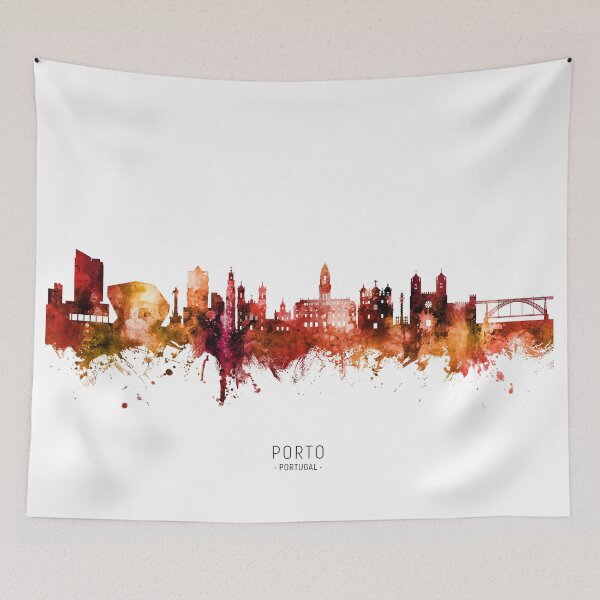 Item preview, Porto Portugal Skyline designed and sold by ArtPrints.