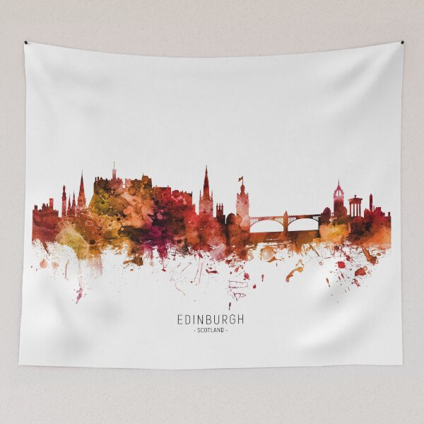 Item preview, Edinburgh Scotland Skyline designed and sold by ArtPrints.