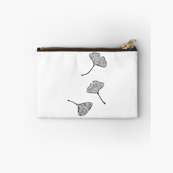Item preview, Ginkgo Vector Black on Warm Grey designed and sold by ImranLouza.