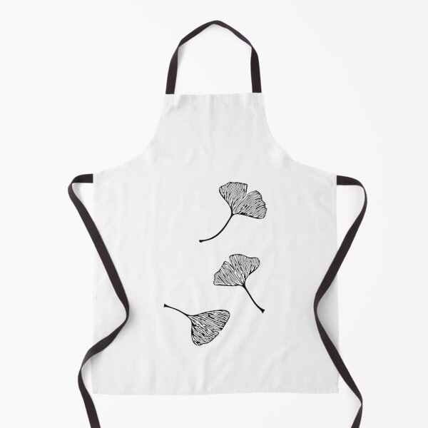 Item preview, Ginkgo Vector Black on Warm Grey designed and sold by ImranLouza.