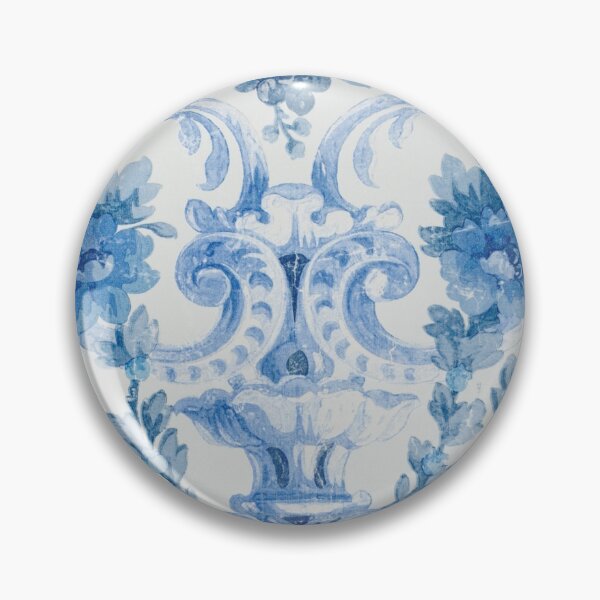 Item preview, Victorian Style Blue Floral Pattern designed and sold by YuviMK.