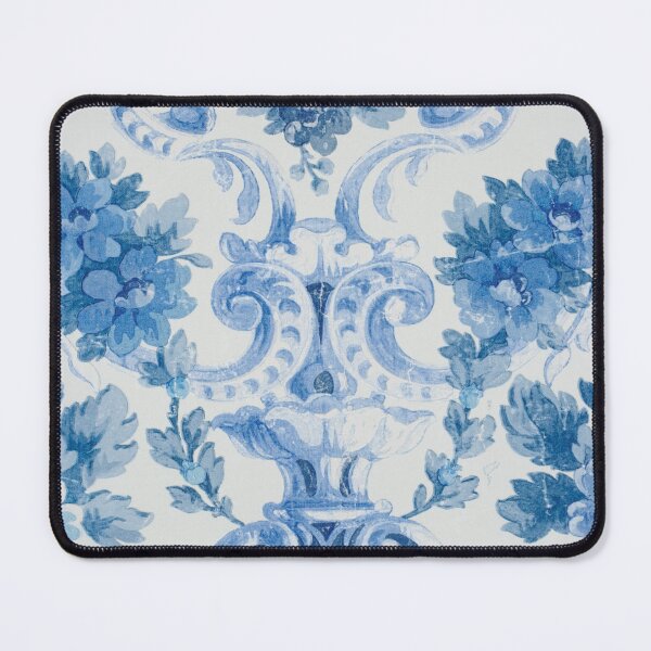Item preview, Victorian Style Blue Floral Pattern designed and sold by YuviMK.