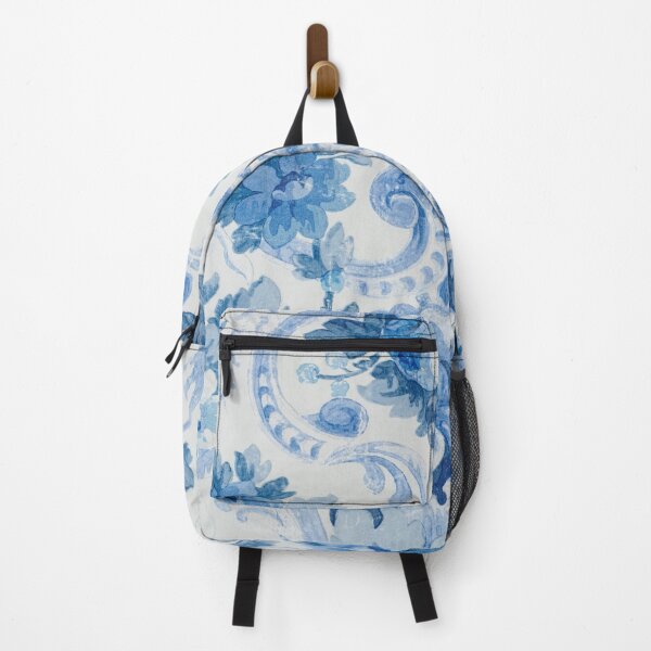 Item preview, Victorian Style Blue Floral Pattern designed and sold by YuviMK.