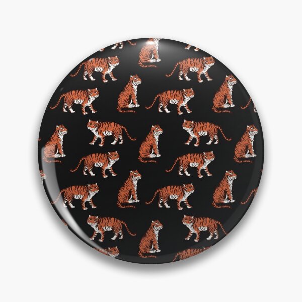 Item preview, Vintage Tiger Seamless Pattern - Zodiac Tiger designed and sold by taogiauco.