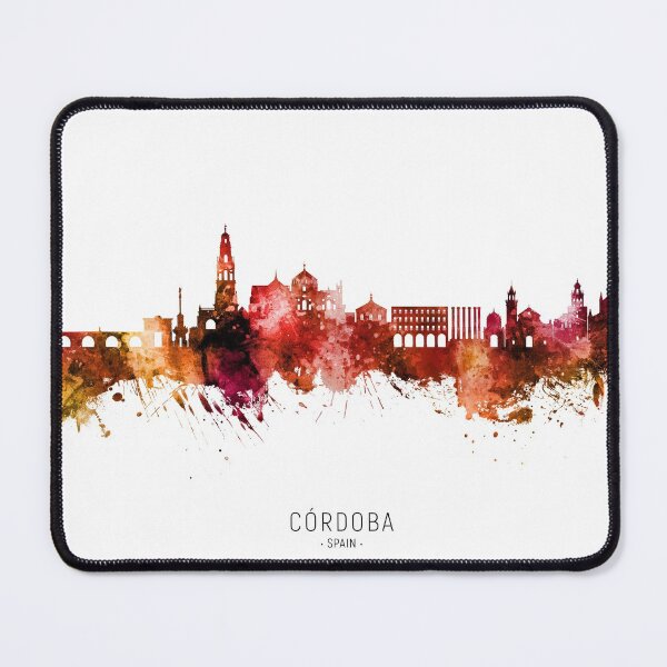 Item preview, Córdoba Spain Skyline designed and sold by ArtPrints.