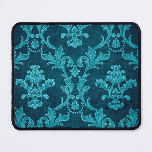 Item preview, Victorian Style Turquoise Floral Pattern designed and sold by YuviMK.