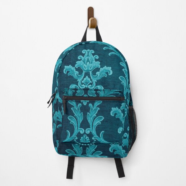 Item preview, Victorian Style Turquoise Floral Pattern designed and sold by YuviMK.