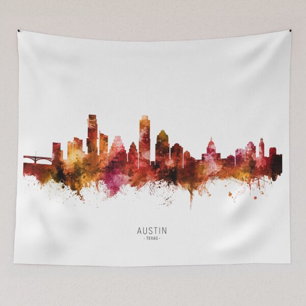 Item preview, Austin Texas Skyline designed and sold by ArtPrints.