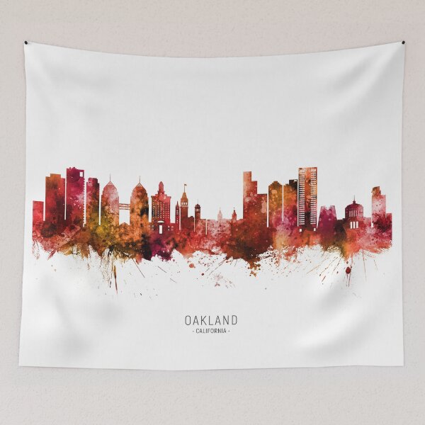 Item preview, Oakland California Skyline designed and sold by ArtPrints.