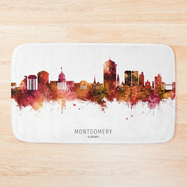 Item preview, Montgomery Alabama Skyline designed and sold by ArtPrints.