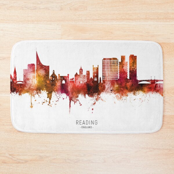 Artikelvorschau, Reading England Skyline entworfen und verkauft von ArtPrints.