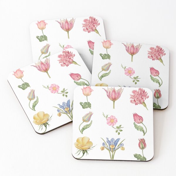 Item preview, Colorful Botanical Hand Drawn Flowers designed and sold by JoyforU.
