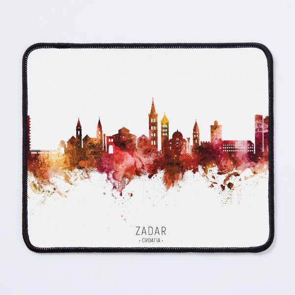 Artikelvorschau, Zadar Croatia Skyline entworfen und verkauft von ArtPrints.