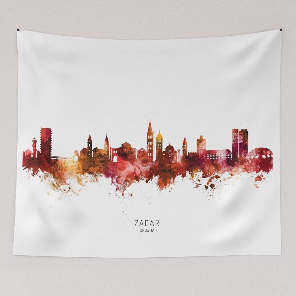 Item preview, Zadar Croatia Skyline designed and sold by ArtPrints.
