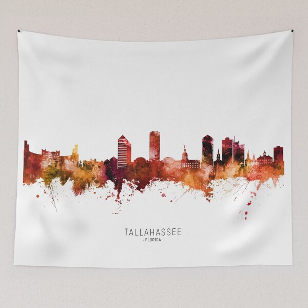 Item preview, Tallahassee Florida Skyline designed and sold by ArtPrints.