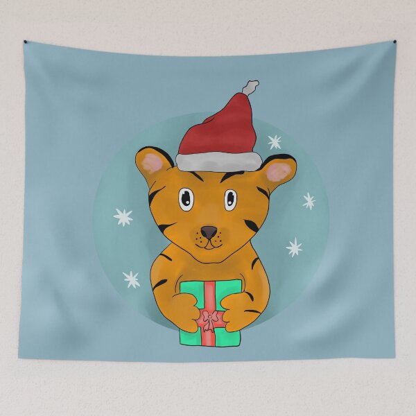 Item preview, Christmas tiger designed and sold by Antiope33.